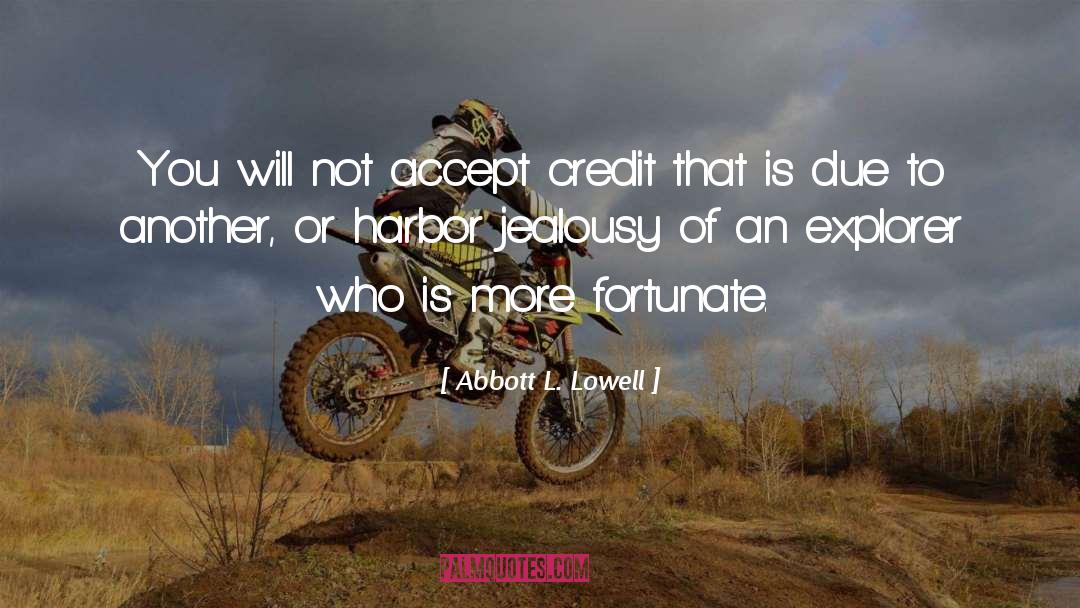 Harbors quotes by Abbott L. Lowell