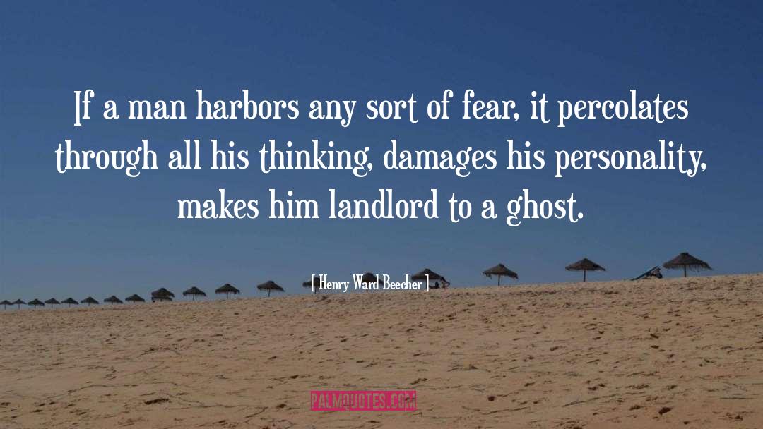 Harbors quotes by Henry Ward Beecher