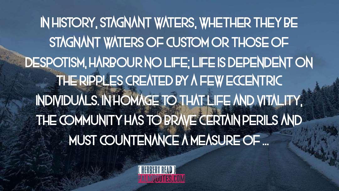 Harbour quotes by Herbert Read