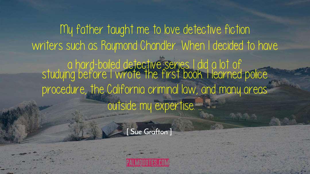 Hard Boiled Detective quotes by Sue Grafton