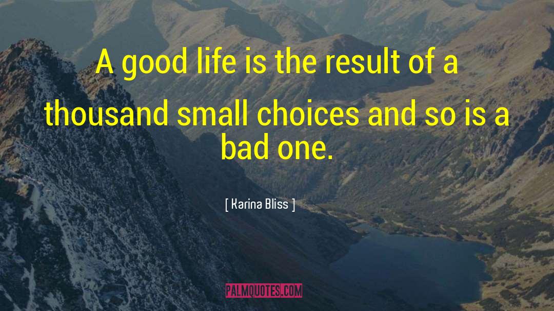 Hard Choices quotes by Karina Bliss