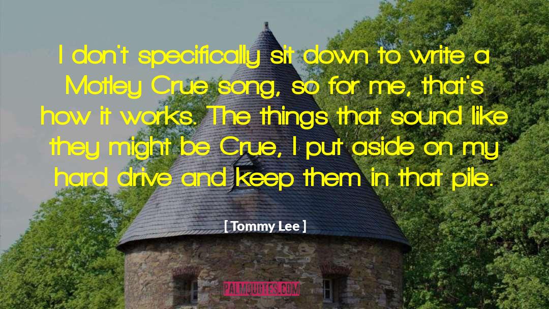 Hard Drive quotes by Tommy Lee
