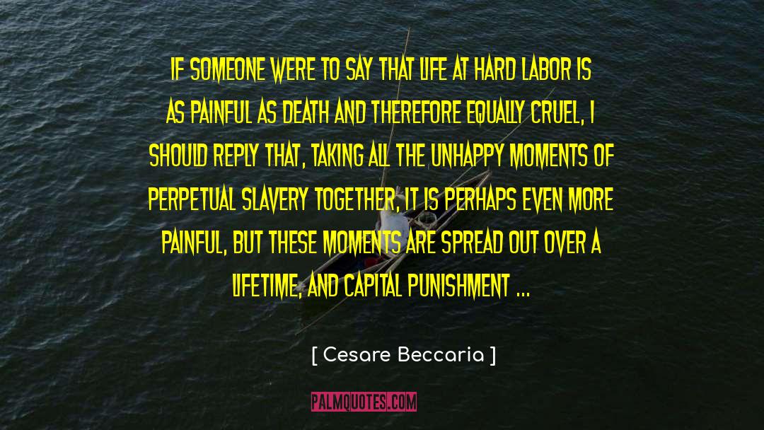 Hard Labor quotes by Cesare Beccaria