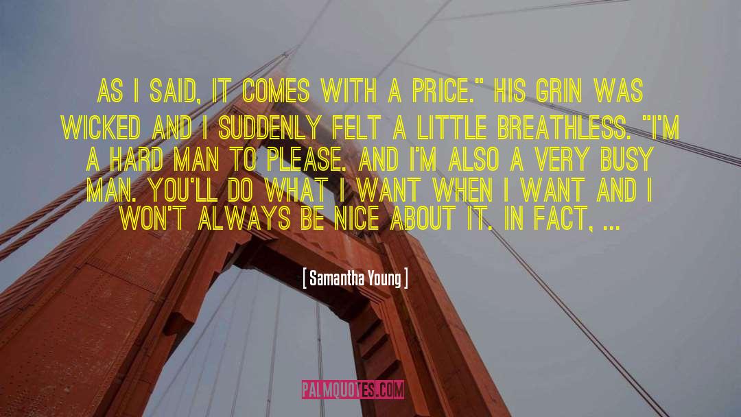 Hard Man quotes by Samantha Young