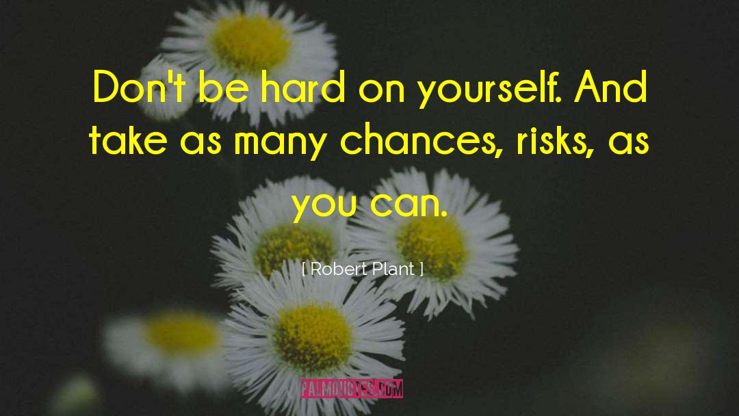 Hard On Yourself quotes by Robert Plant