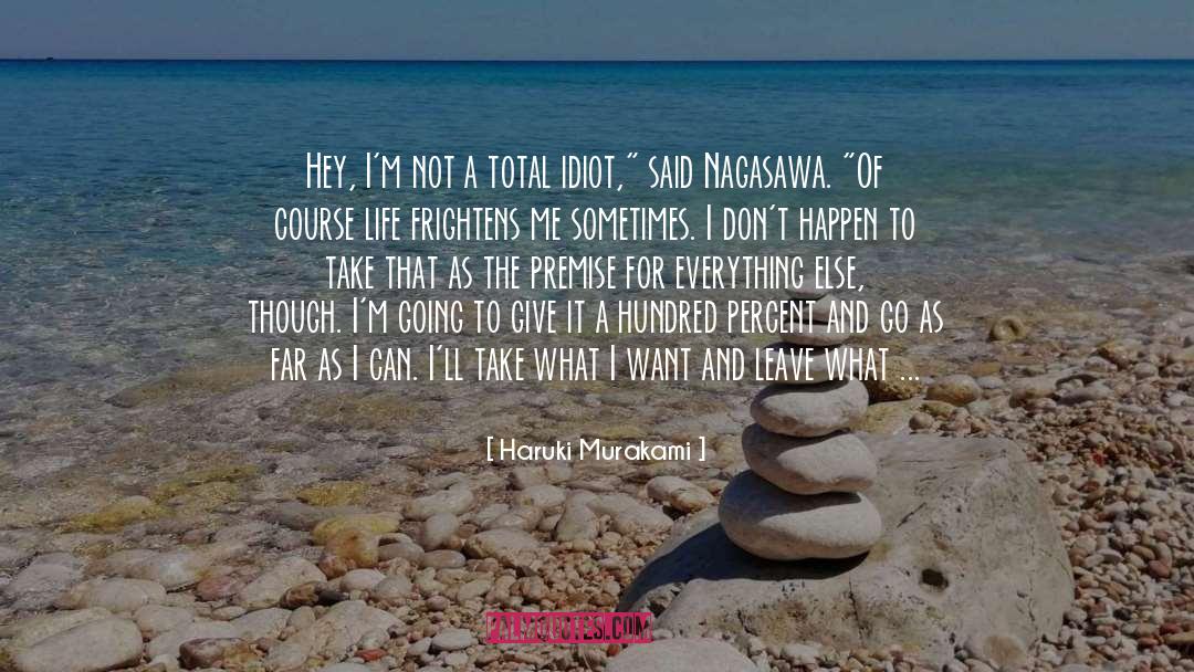 Hard To Bear quotes by Haruki Murakami