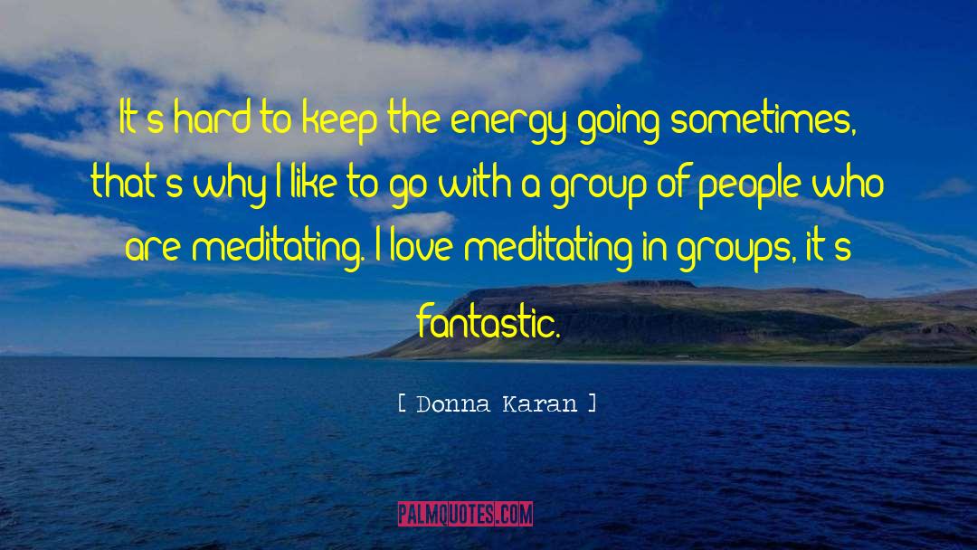 Hard To Keep quotes by Donna Karan