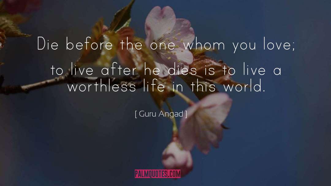 Hard To Live Life quotes by Guru Angad