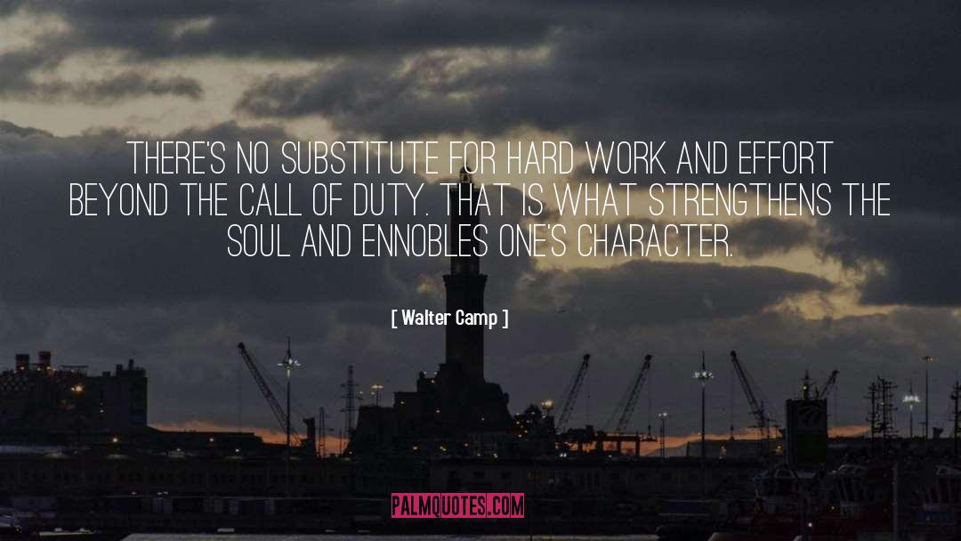 Hard Work quotes by Walter Camp