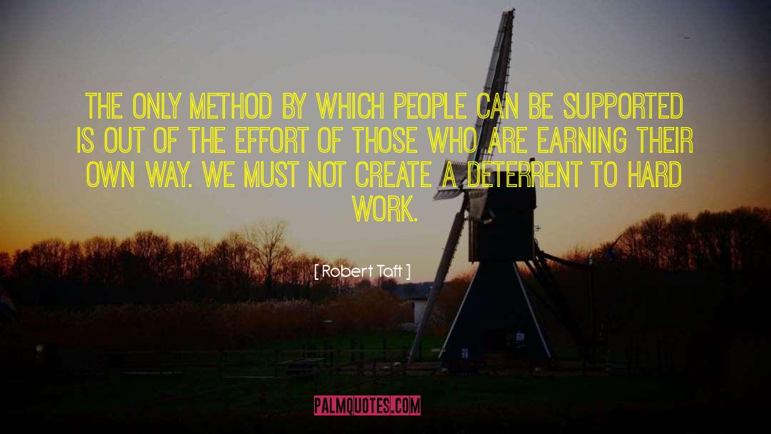 Hard Work Work quotes by Robert Taft