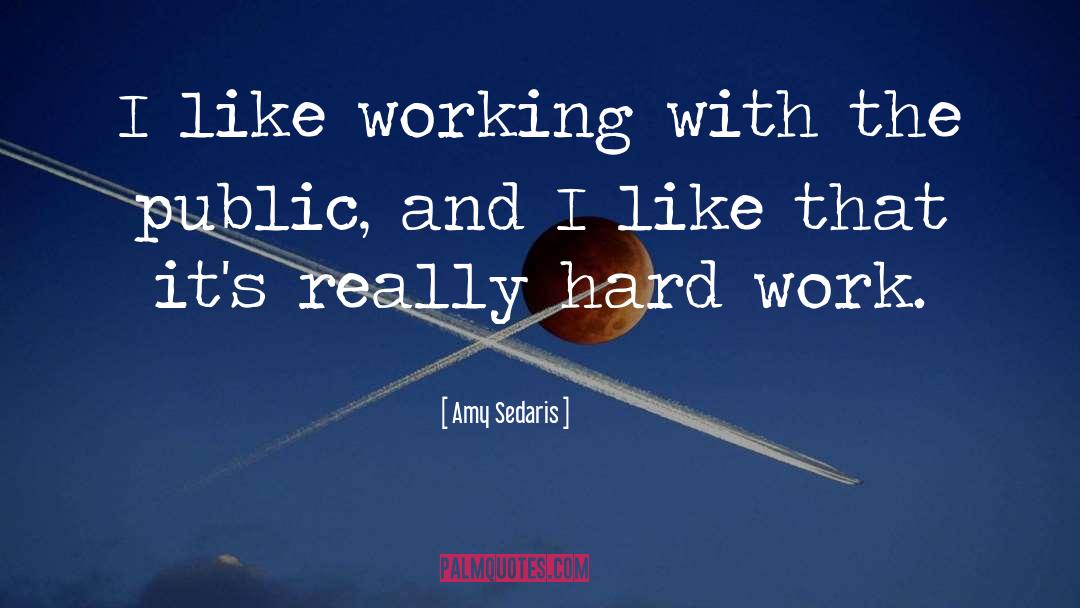 Hard Work Work quotes by Amy Sedaris