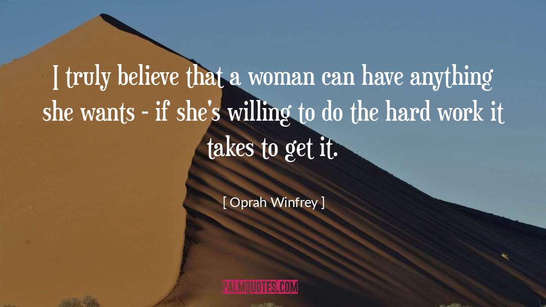 Hard Worker quotes by Oprah Winfrey