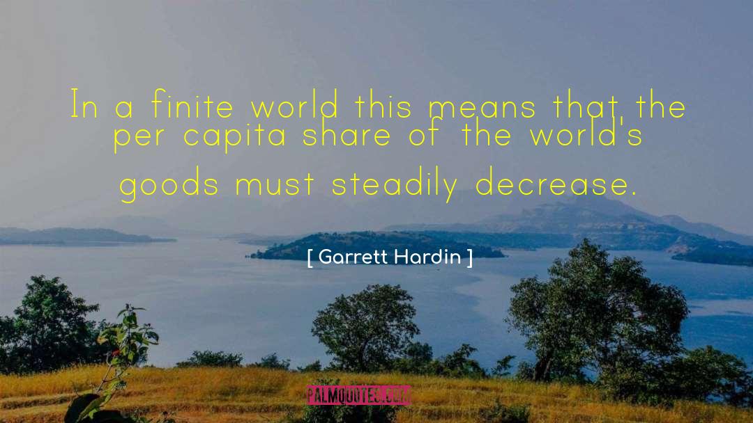 Hardin quotes by Garrett Hardin