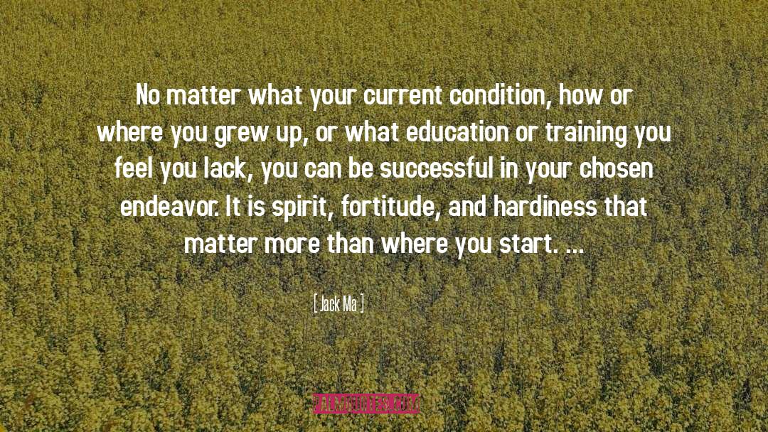 Hardiness quotes by Jack Ma