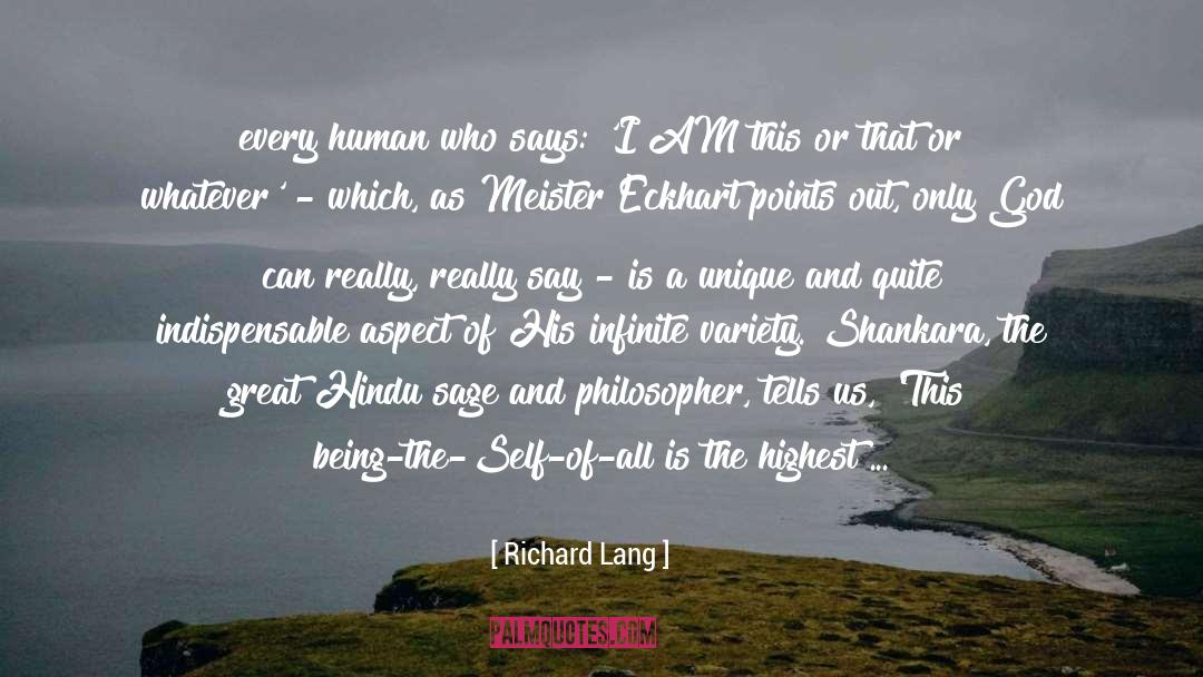 Harding quotes by Richard Lang