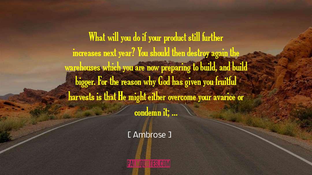 Hardship Overcome quotes by Ambrose