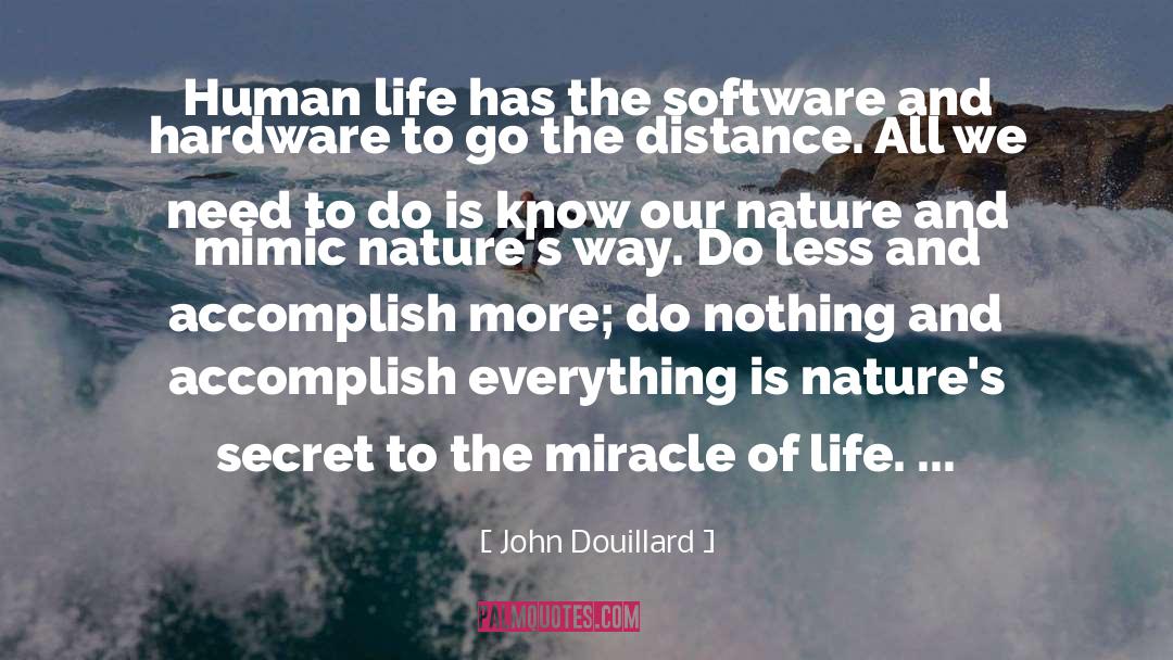 Hardware quotes by John Douillard
