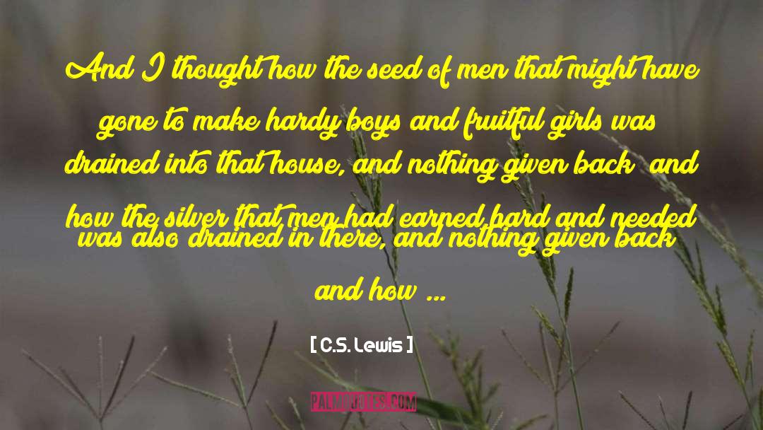 Hardy Boys quotes by C.S. Lewis