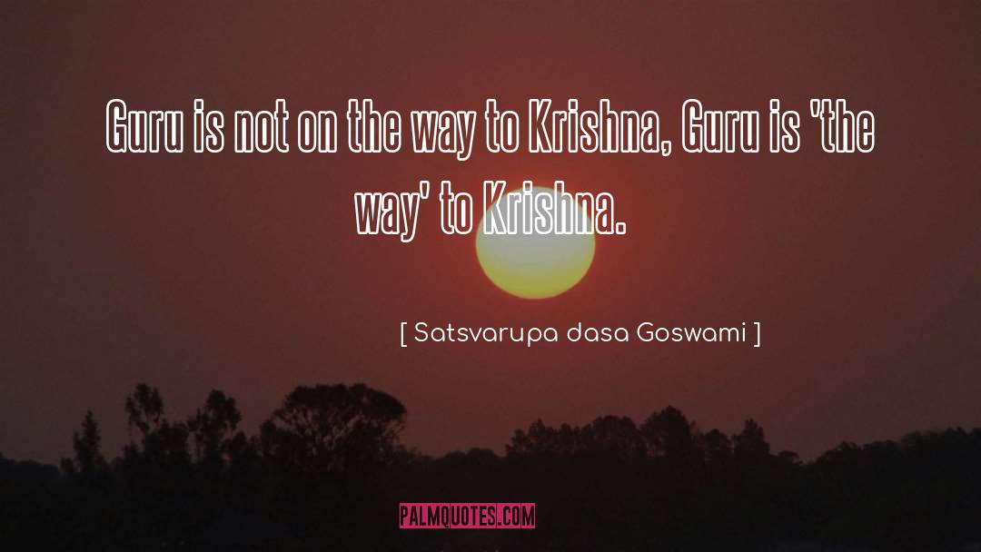 Hare Krishna quotes by Satsvarupa Dasa Goswami