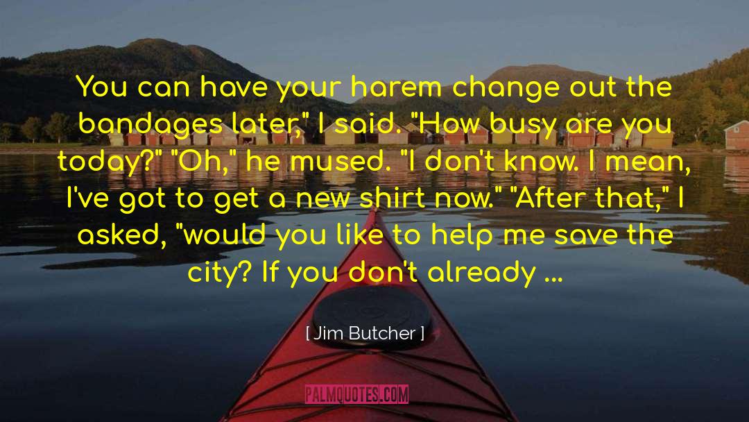 Harem quotes by Jim Butcher