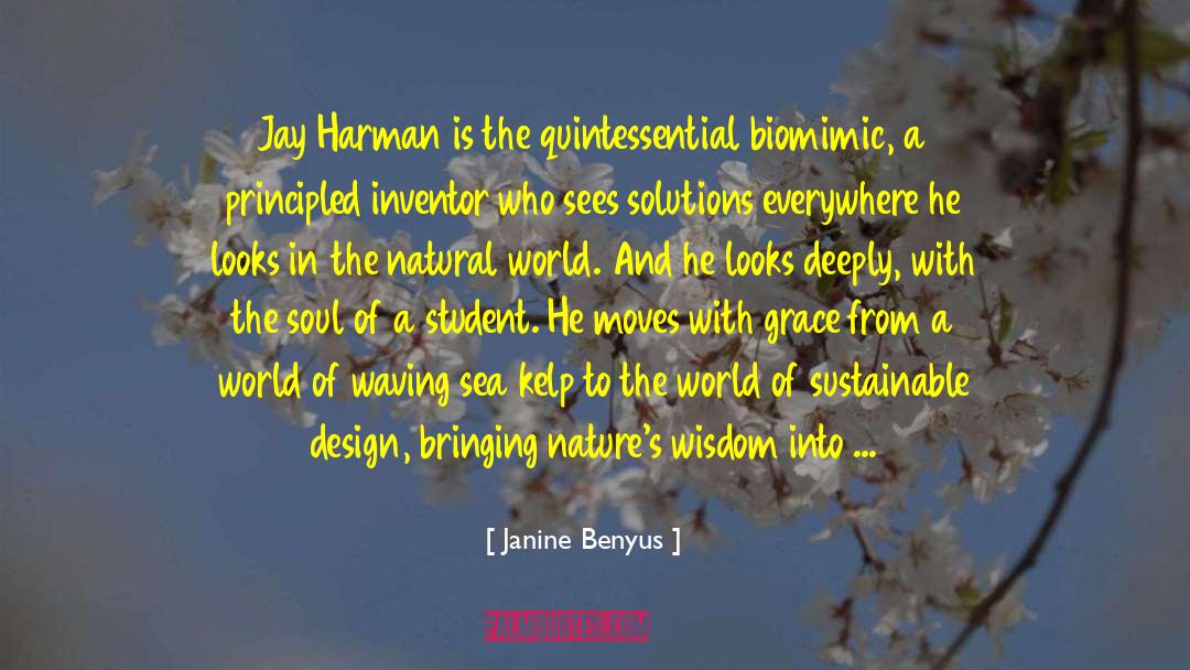 Harjit Harman quotes by Janine Benyus