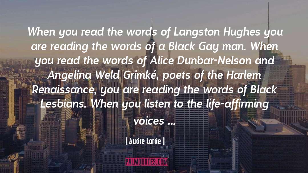 Harlem quotes by Audre Lorde