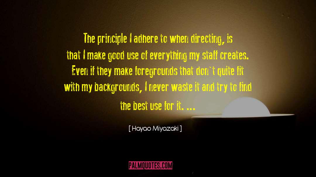Harm Principle quotes by Hayao Miyazaki