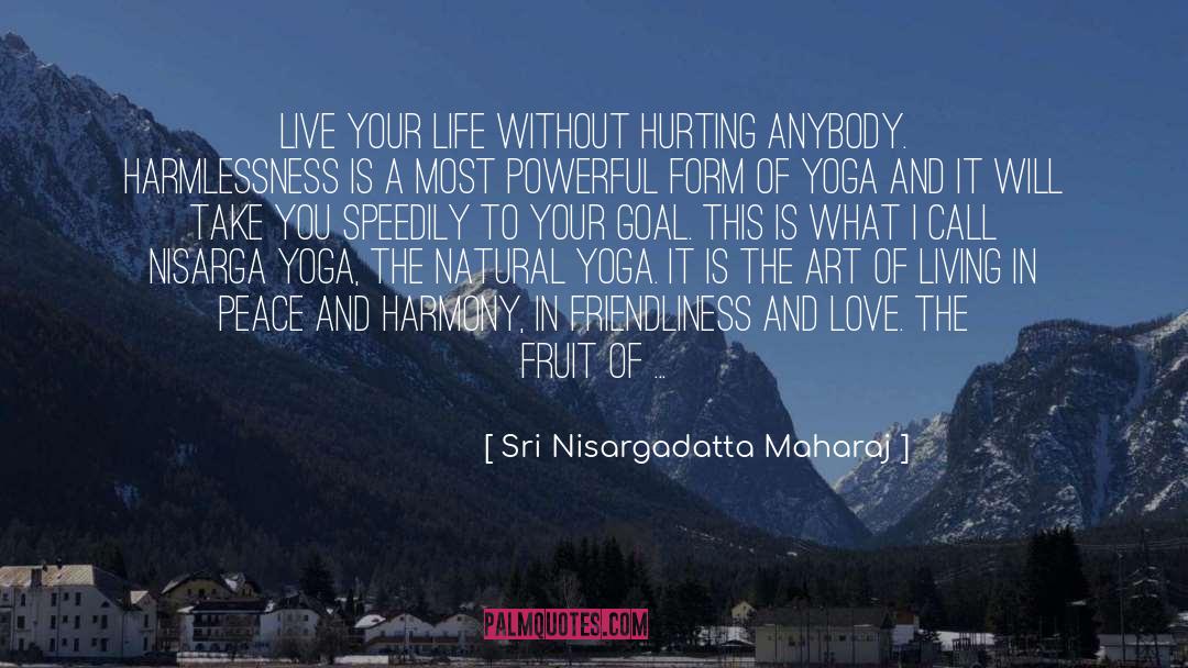 Harmlessness quotes by Sri Nisargadatta Maharaj