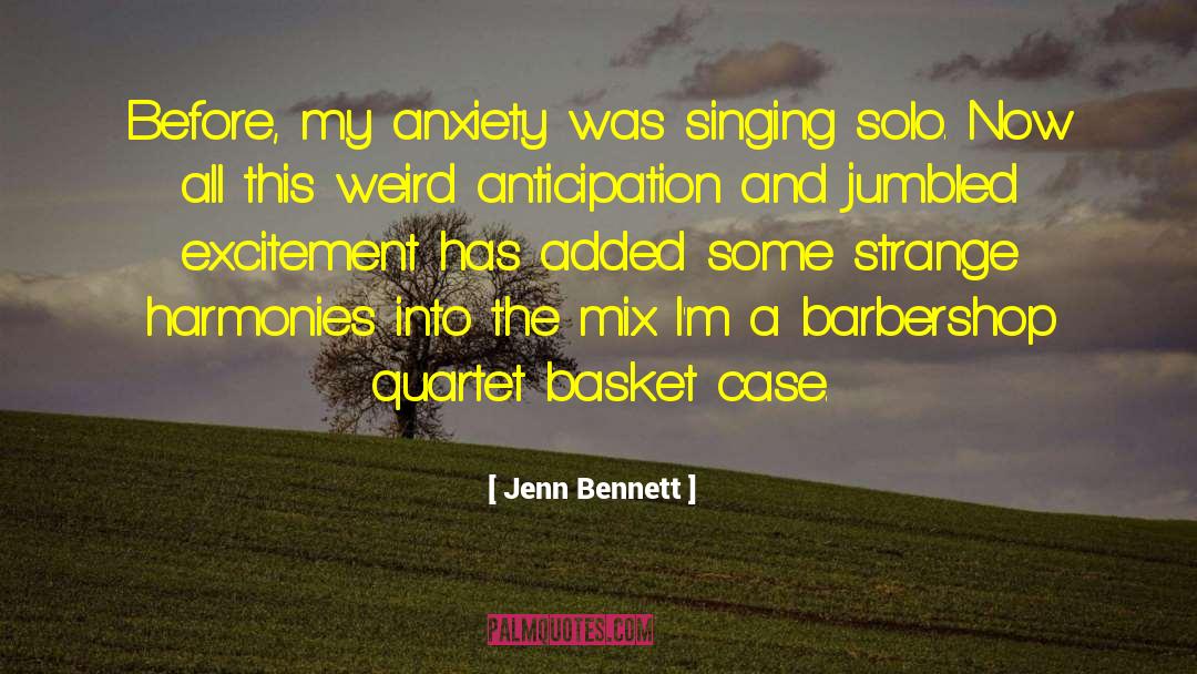Harmonettes Quartet quotes by Jenn Bennett