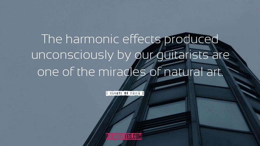 Harmonic quotes by Manuel De Falla