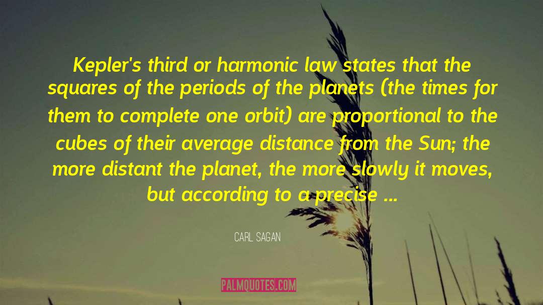 Harmonic quotes by Carl Sagan