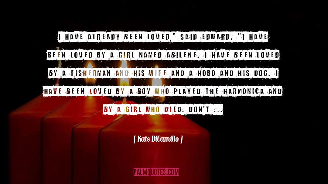 Harmonica quotes by Kate DiCamillo