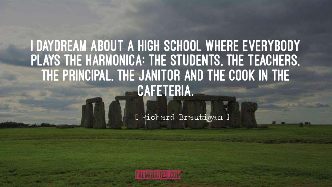 Harmonica quotes by Richard Brautigan