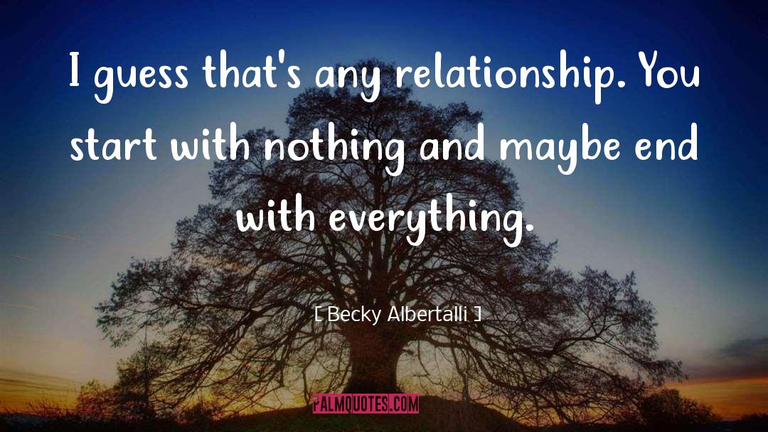 Harmonious Relationship quotes by Becky Albertalli