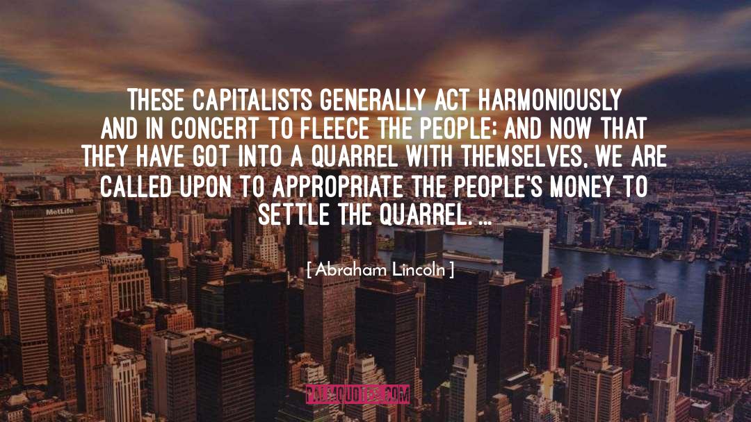 Harmoniously quotes by Abraham Lincoln