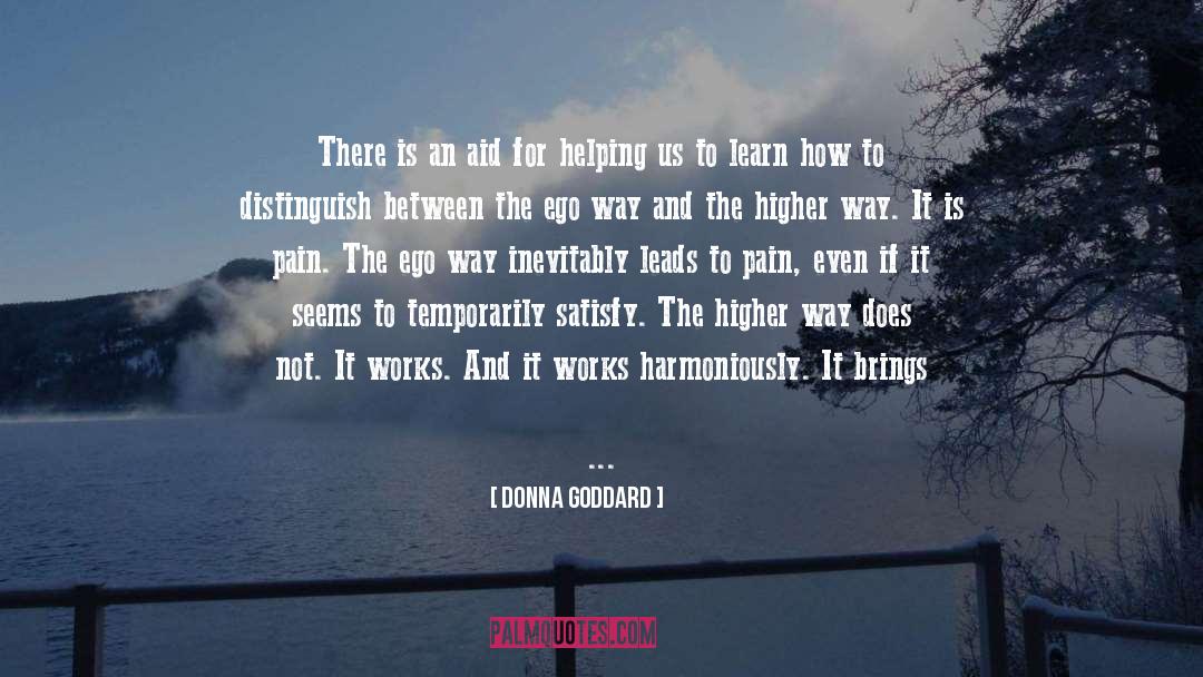 Harmoniously quotes by Donna Goddard