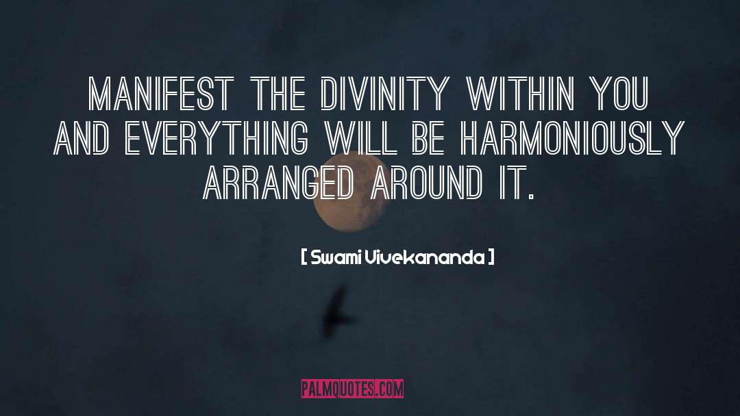 Harmoniously quotes by Swami Vivekananda
