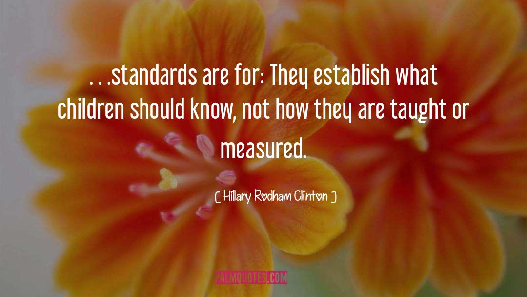 Harmonised Standards quotes by Hillary Rodham Clinton