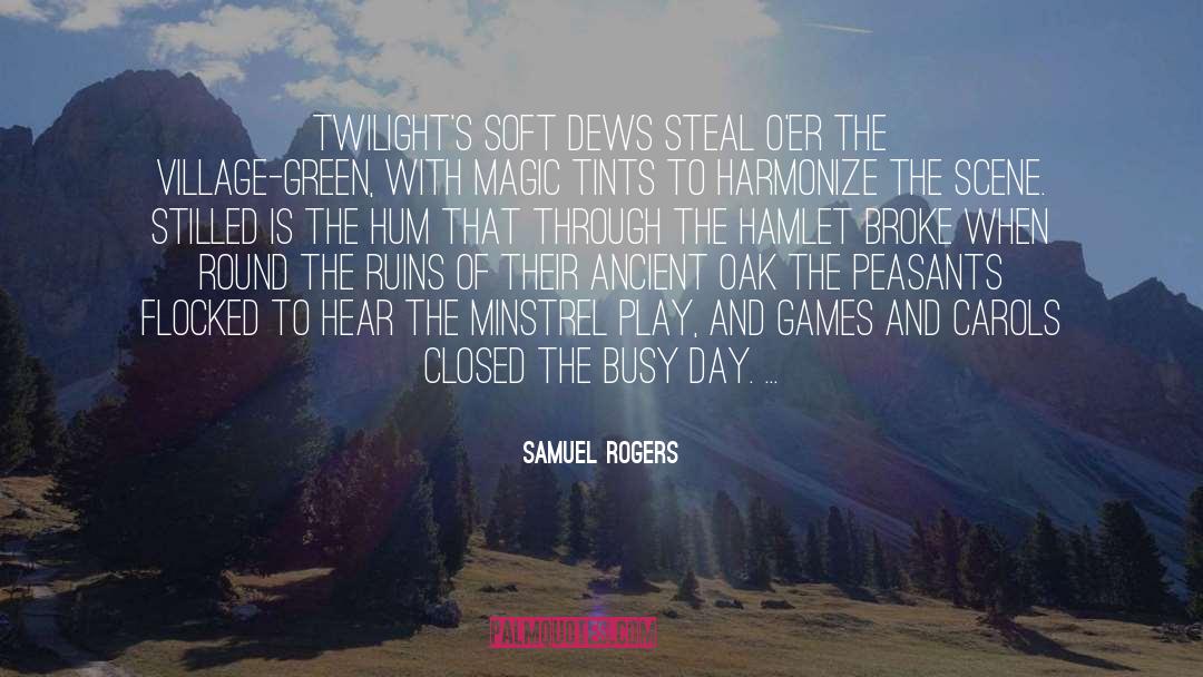 Harmonize quotes by Samuel Rogers