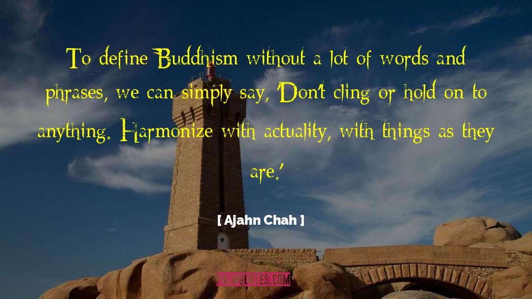 Harmonize quotes by Ajahn Chah