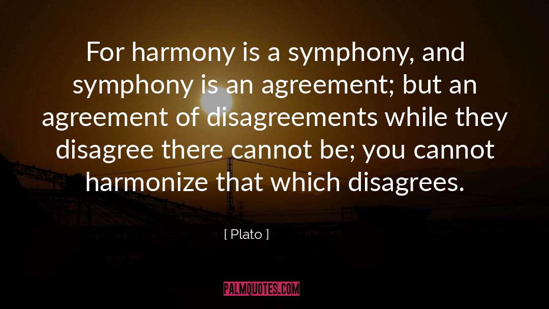 Harmonize quotes by Plato