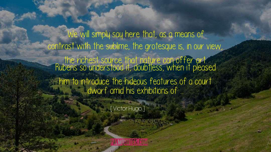 Harmonize With Nature quotes by Victor Hugo