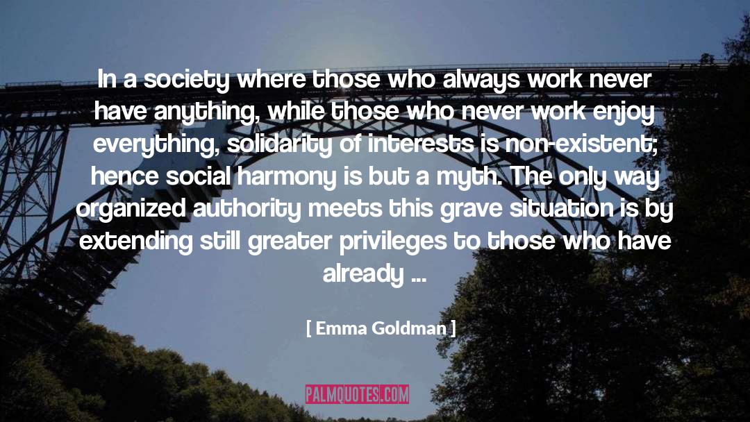 Harmonizing quotes by Emma Goldman