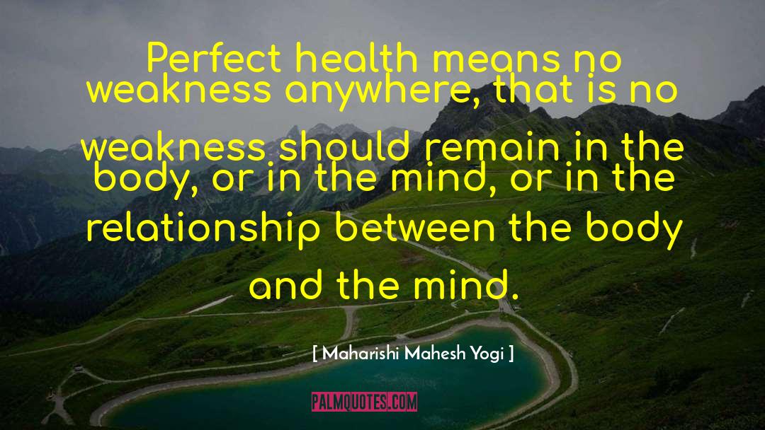 Harmony Between Mind And Body quotes by Maharishi Mahesh Yogi