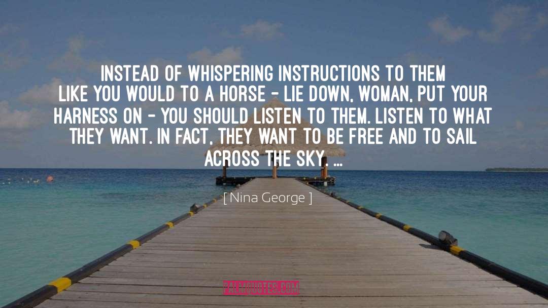 Harness quotes by Nina George