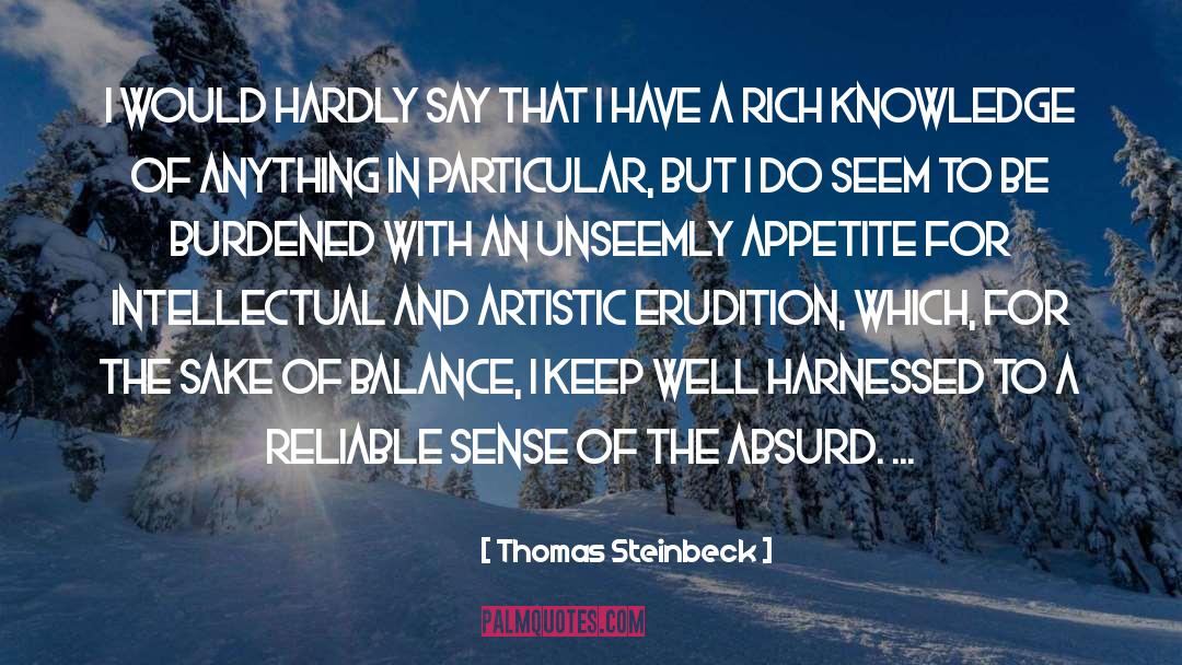 Harnessed quotes by Thomas Steinbeck