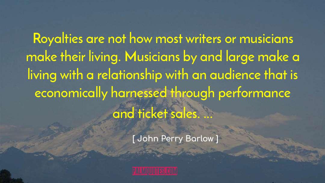 Harnessed quotes by John Perry Barlow