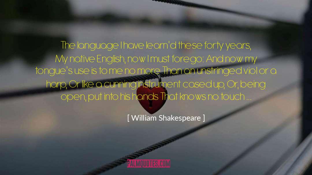 Harp quotes by William Shakespeare