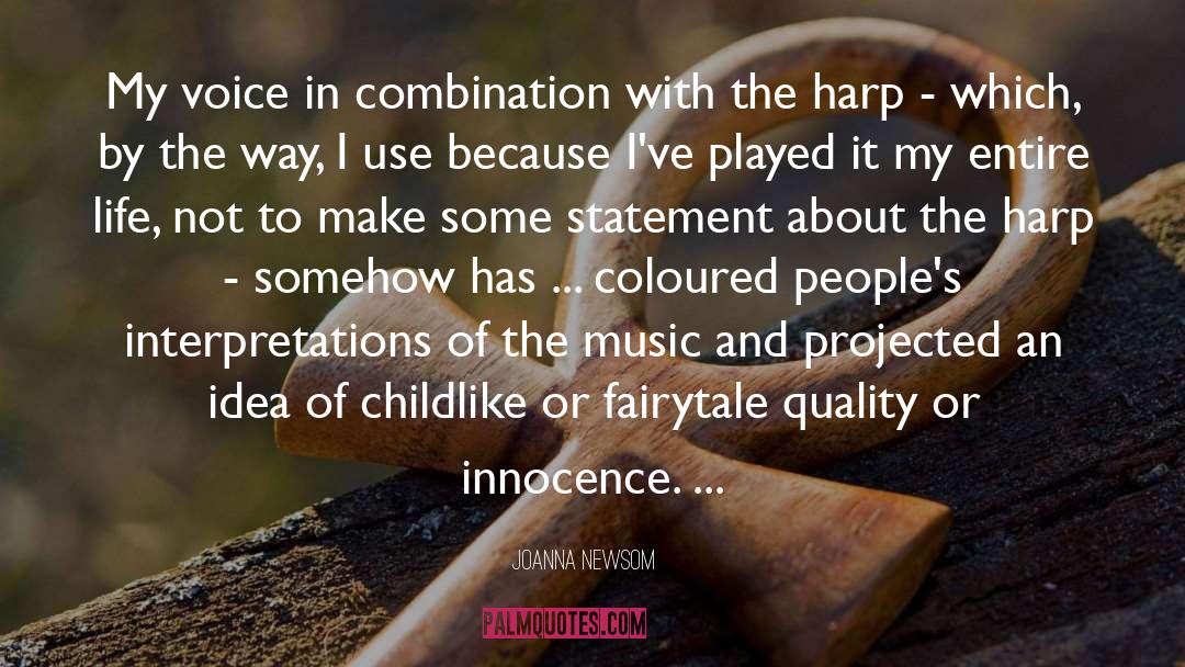 Harp quotes by Joanna Newsom