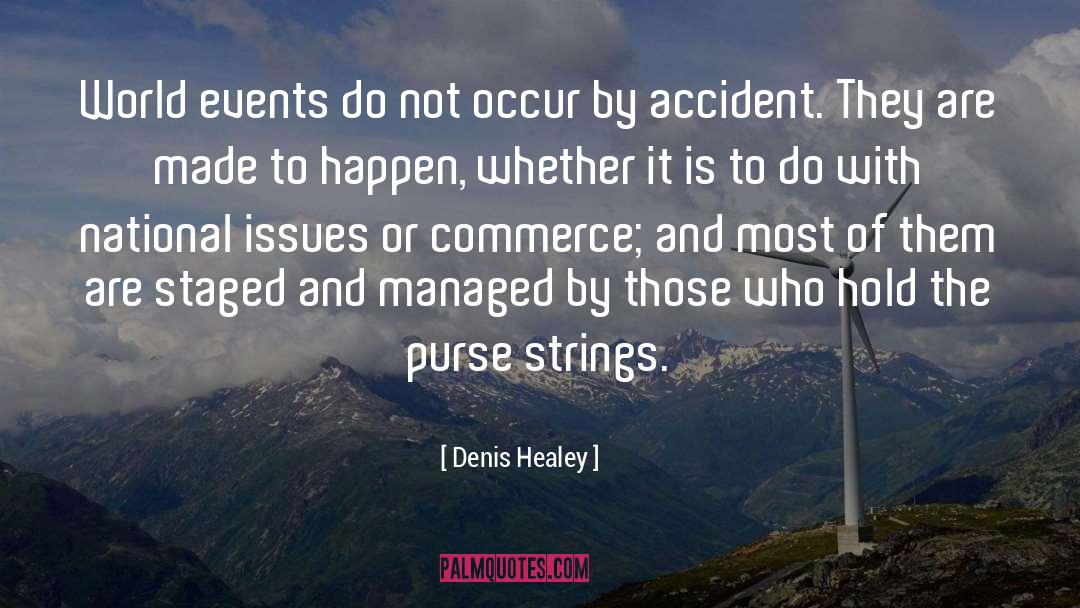 Harp Strings quotes by Denis Healey